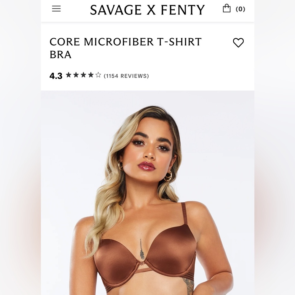 Bundle of Savage X Fenty Bras: Core Microfiber T-Shirt Bras